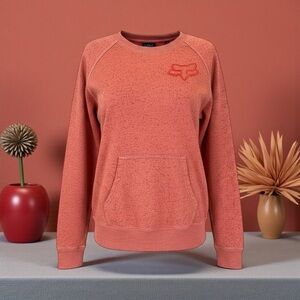 Fox Coral Heather Pullover Sweatshirt